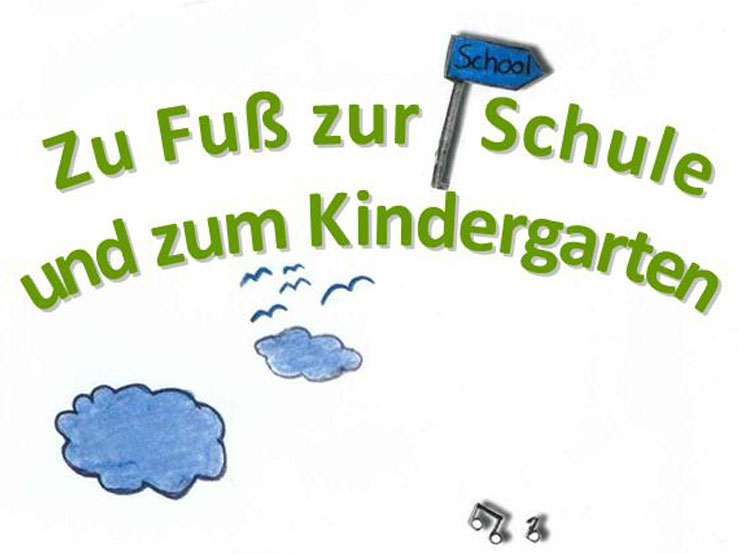 Logo Aktion zu Fuss zur Schule