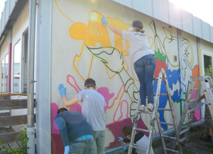 Graffiti-Workshop Anna-Freud-Schule (Foto: Jörn Heilmann)
