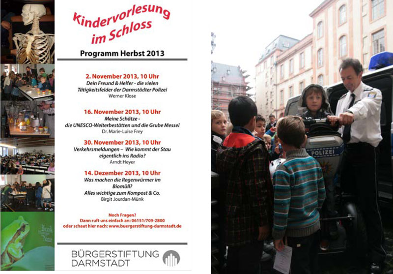 Kindervorlesung vom 02.11.2013 (Foto: Bürgerstiftung Darmstadt)