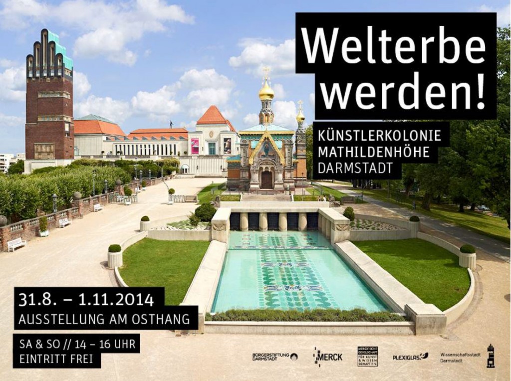 Plakat zur Ausstellung „Welterbe werden!“ (Foto: Nikolaus Heiss)