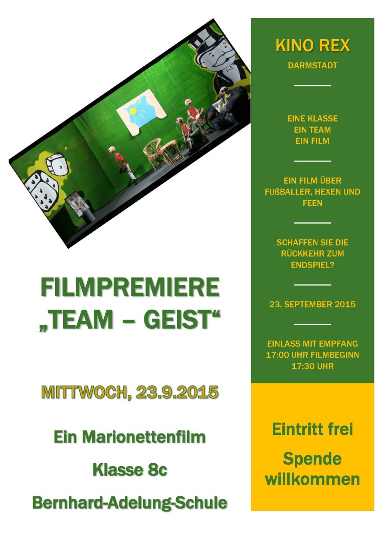 Poster Film Team-Geist