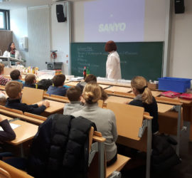 Kindervorlesung Lebensmittel am 09.12.17 (Foto: Jana Kondriniewicz)