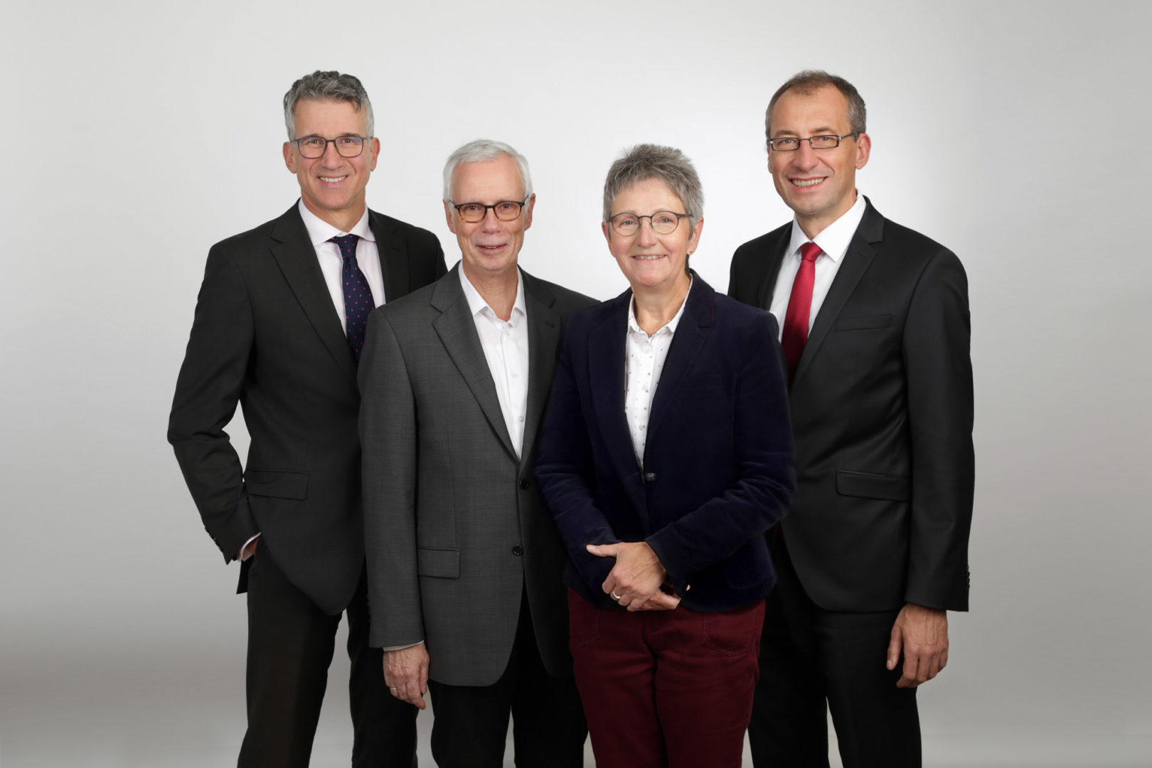 Dr. Markus Hoschek, Dr. Günter Wickop, Dagmar Rechenbach, Gerd Wieber (v.l.n.r.) - Foto: Benjamin Schenk - Fotostudio Hirch