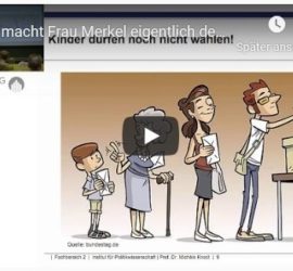 Kindervorlesung "Was macht Frau Merkel so den ganzen Tag?"